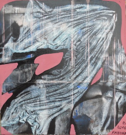 INTEGRATION,2015, 200 x 180 cm, akryl na železnom plechu
